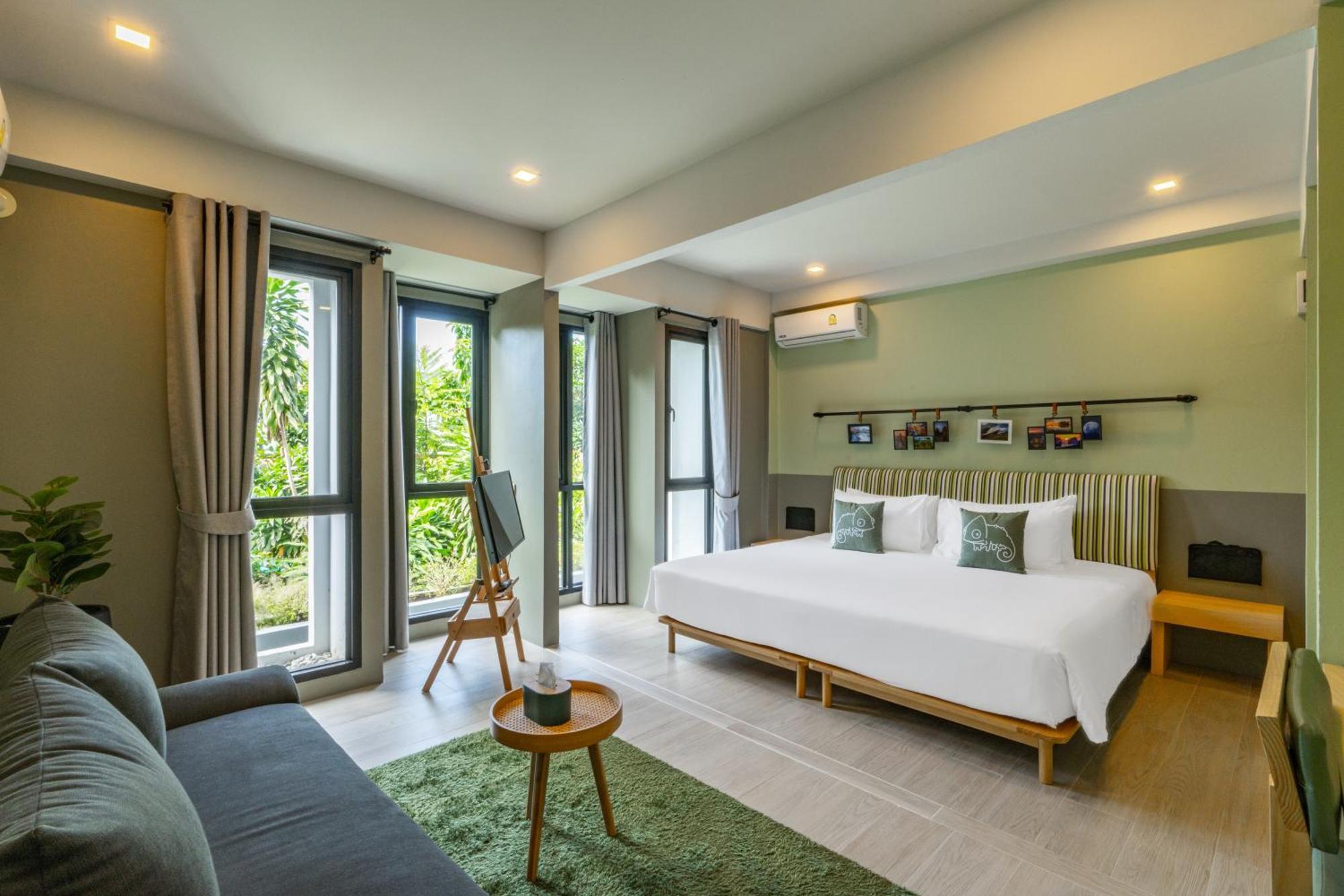 Chamemon Bed Phuket Town Hotell Exteriör bild